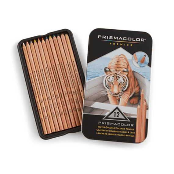 Lápices Acuarelables Prismacolor Premier - 12 col