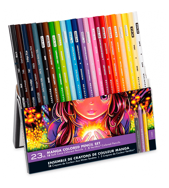Lápices de Colores Prismacolor Set Manga 23 col