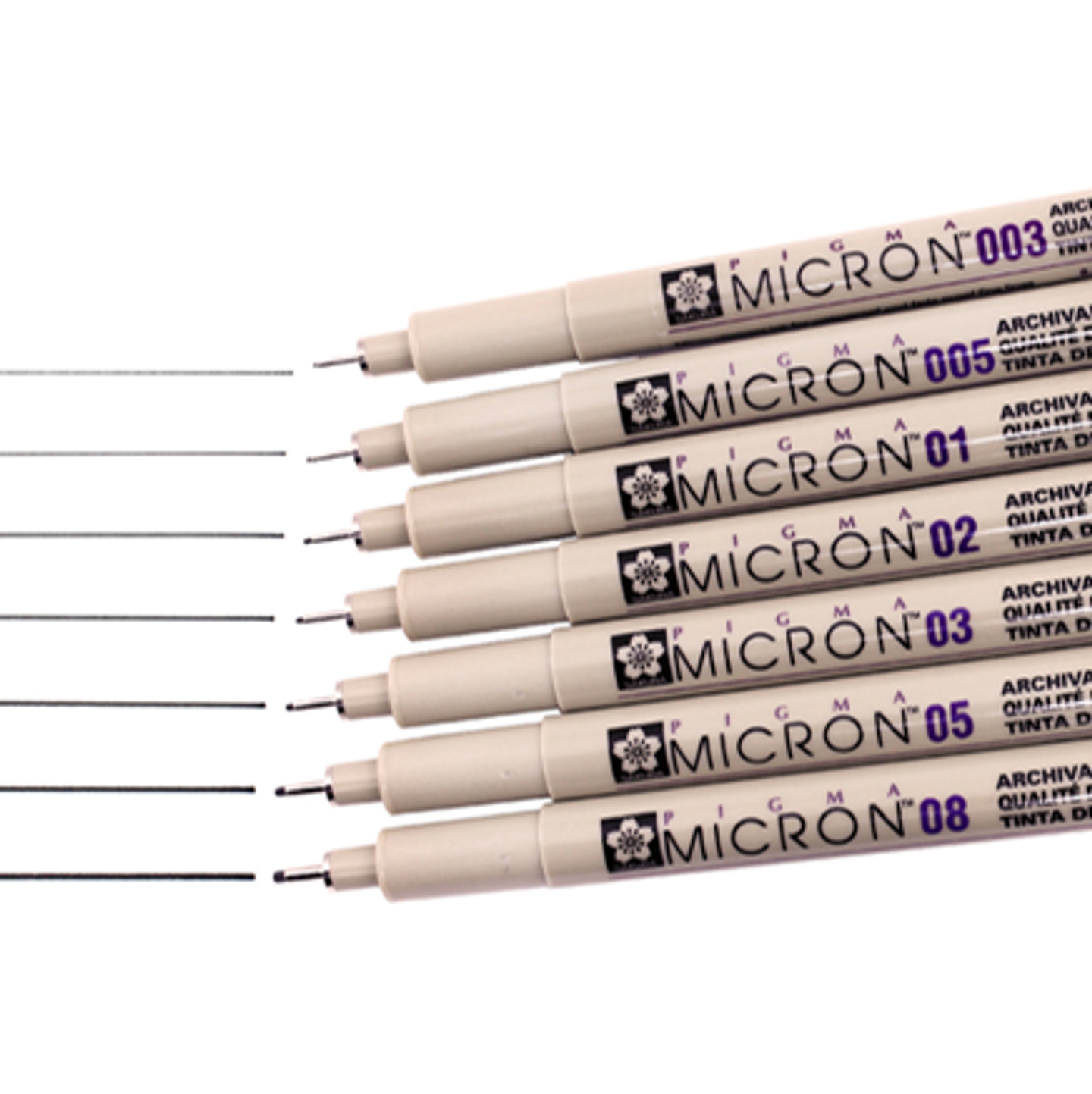 Tiralíneas Pigma Micron Sakura - Negro 1