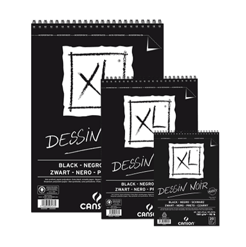 Croquera Canson XL Negra 150 gr A5