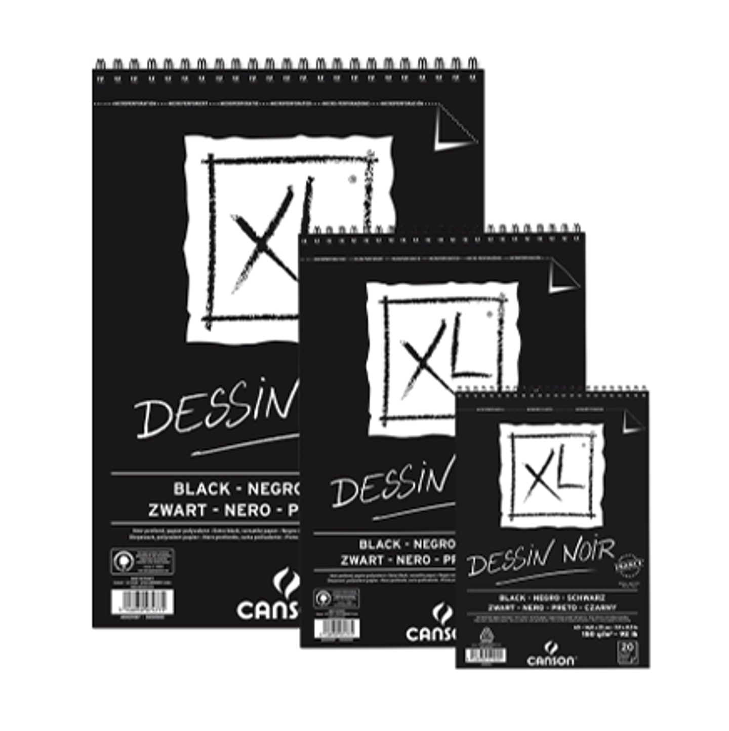 Croquera Canson XL Negra 150 gr A5 1