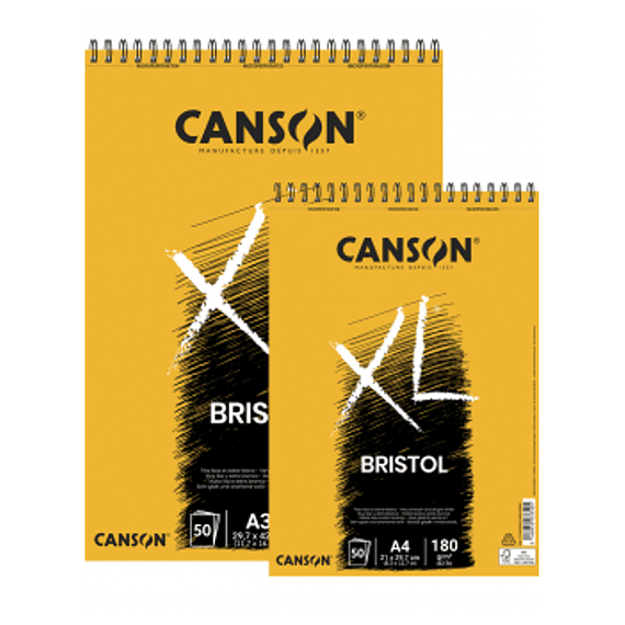Croquera Canson XL Bristol 180 gr/m2 50 hjs A3