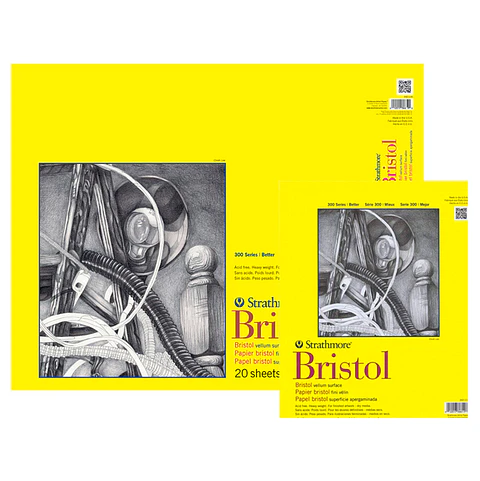 Block Strathmore Bristol Vellum 270gr 22.9x30.5cm
