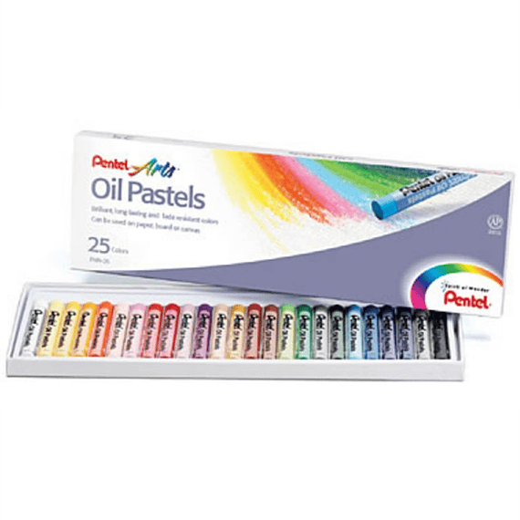 Estuche de Pasteles 25 colores Pentel