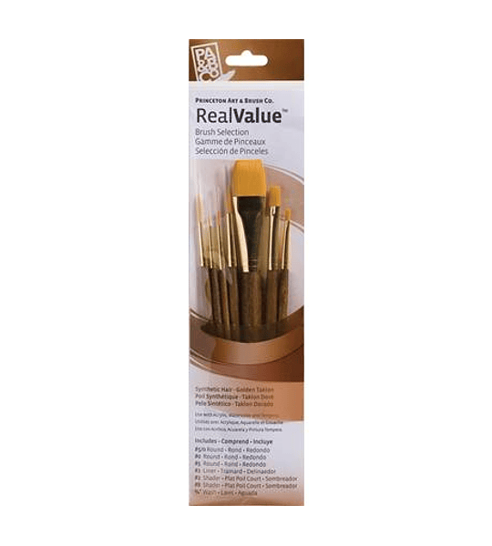 Pinceles Princeton Real Value SET 7 Serie 9141