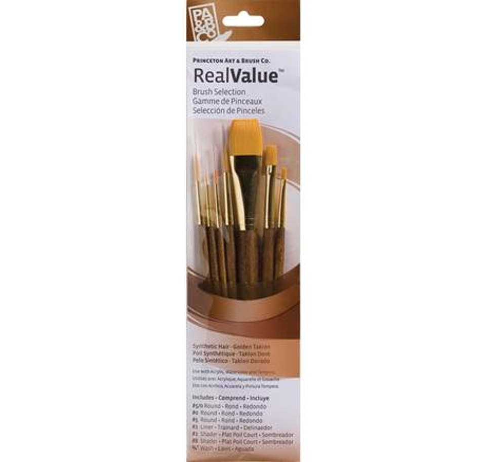 Pinceles Princeton Real Value SET 7 Serie 9141 1
