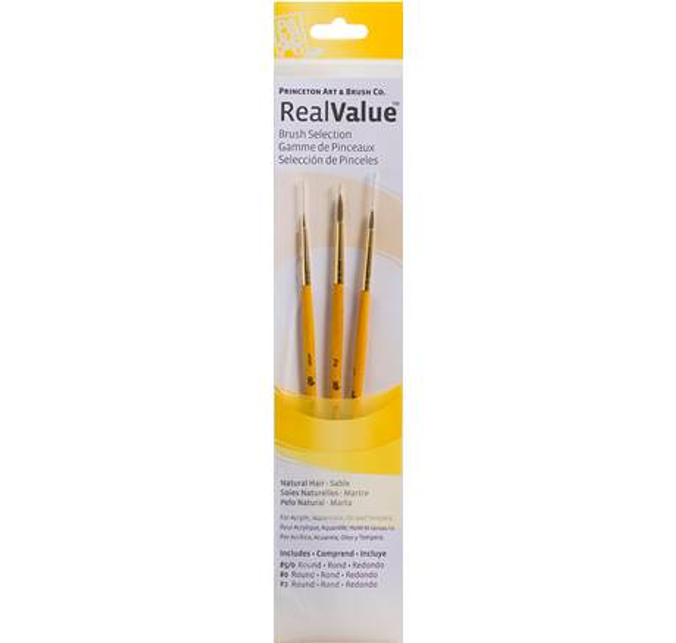 Pinceles Princeton Real Value SET 3 Serie 9105 1