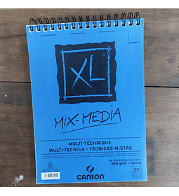 IMPERDIBLE: Croquera Canson XL MIX MEDIA 300 gr A4