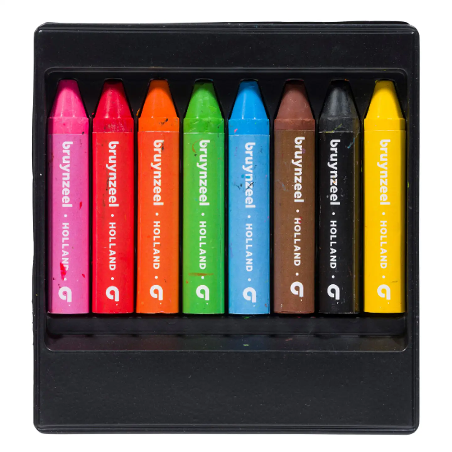 Crayones De Cera Solubles Al Agua Bruynzeel Set 8 Colores 2