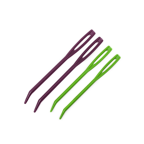 Aguja lanera de plástico - 4 unidades