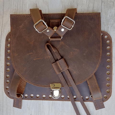 Set de Cuero Mochila Boni - Artijobi by Yoppen Horse