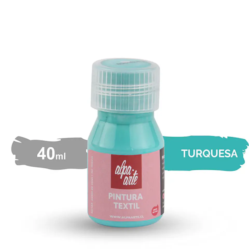 Pintura Textil 40 ml Alpa Arte 20