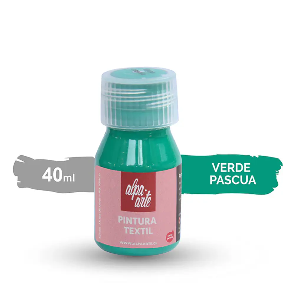 Pintura Textil 40 ml Alpa Arte 10