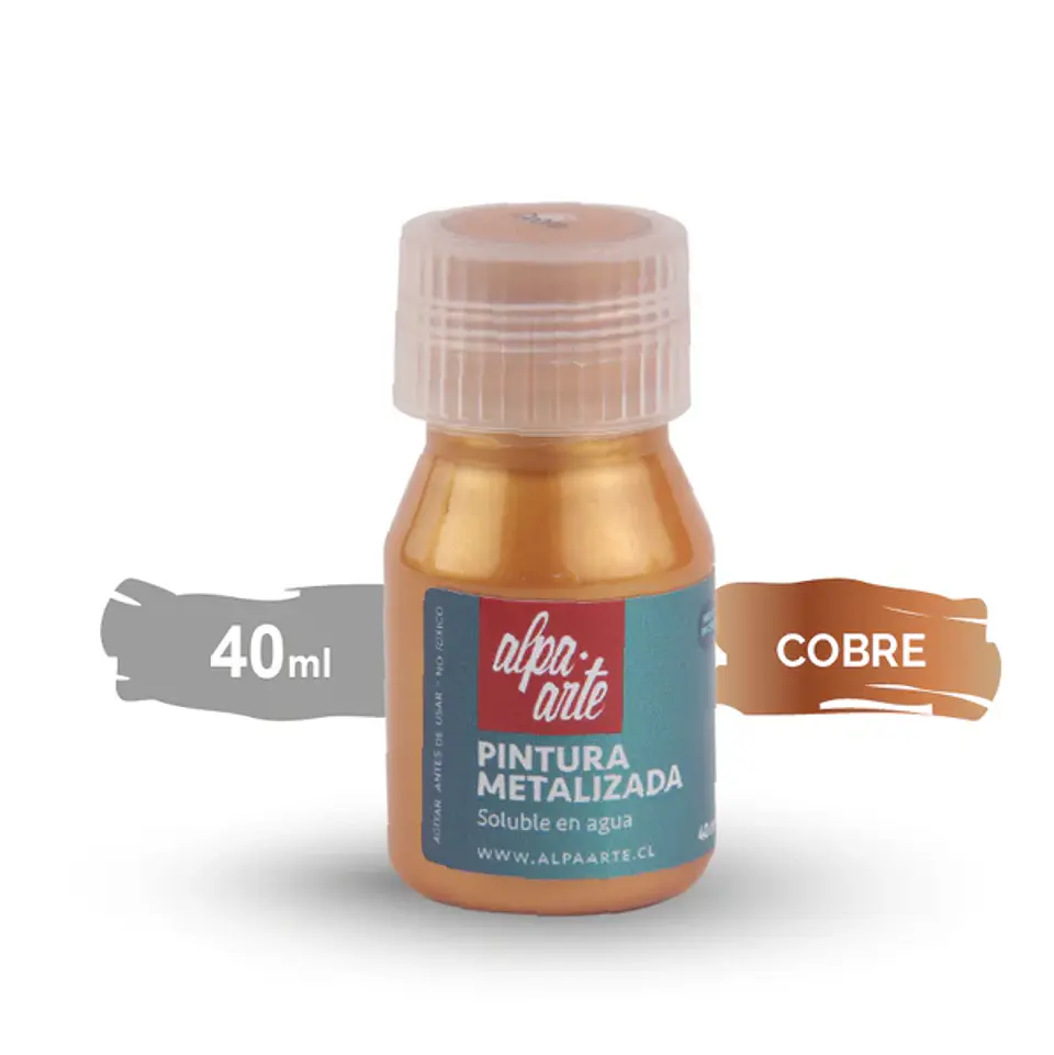 Acrílico Metalizado 40 ml Alpa Arte 4