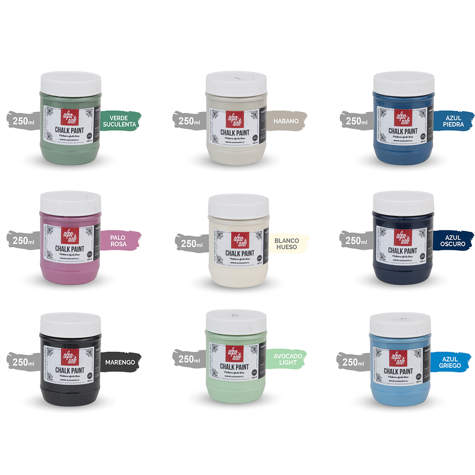 Pintura a la Tiza 250 ml Alpa Arte 1