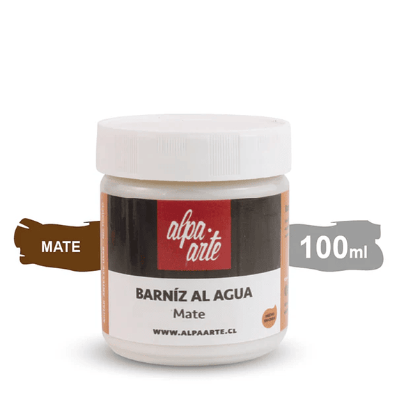 Barniz al Agua 100 ml Alpa Arte - Mate