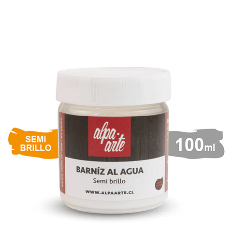 Barniz al Agua 100 ml Alpa Arte - Semi Brillo
