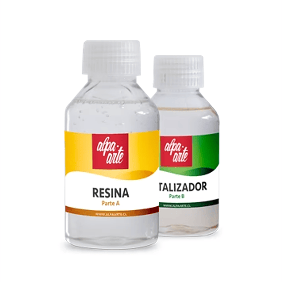 Resina 70+70 ml (componentes A y B) Alpa Arte