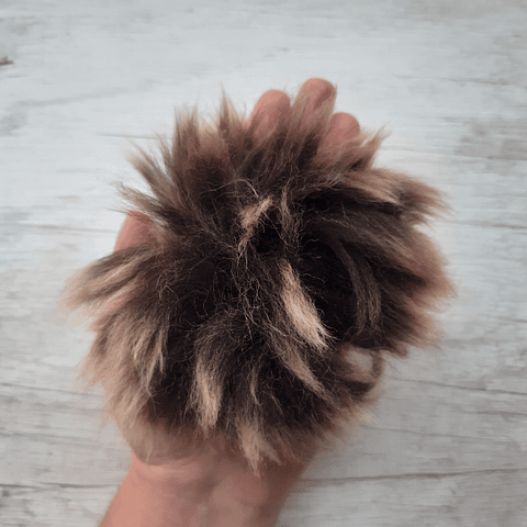 Pompones Naturales para Gorros