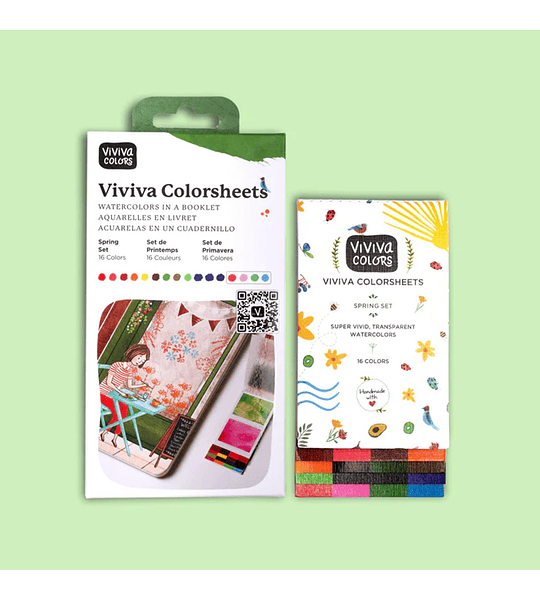 Viviva Colorsheets Set PRIMAVERA 16 col