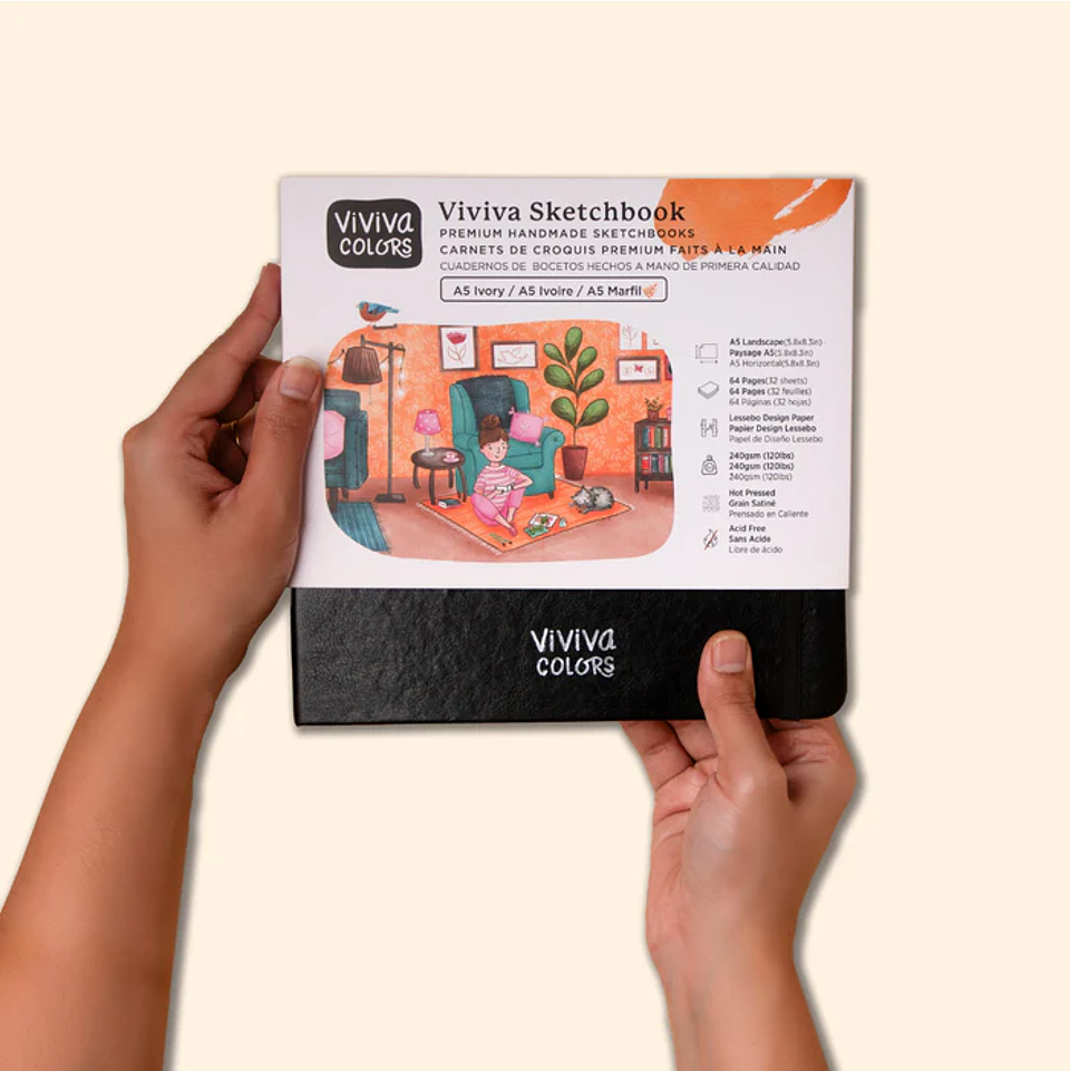 Sketchbook Ivory Viviva Colors A5 1