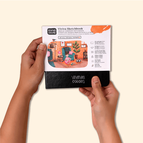 Sketchbook Ivory Viviva Colors A6