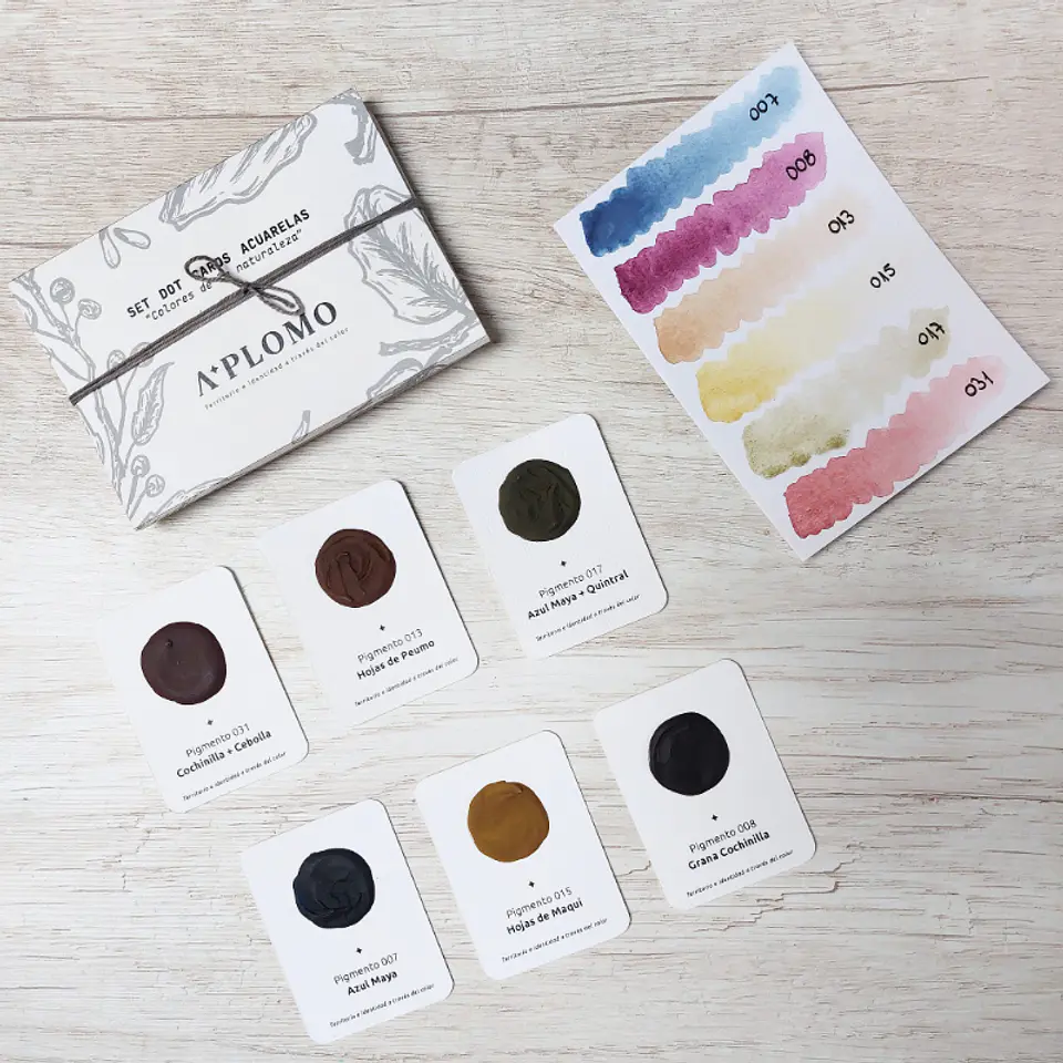 Set Dot Card 6 colores A Plomo 1