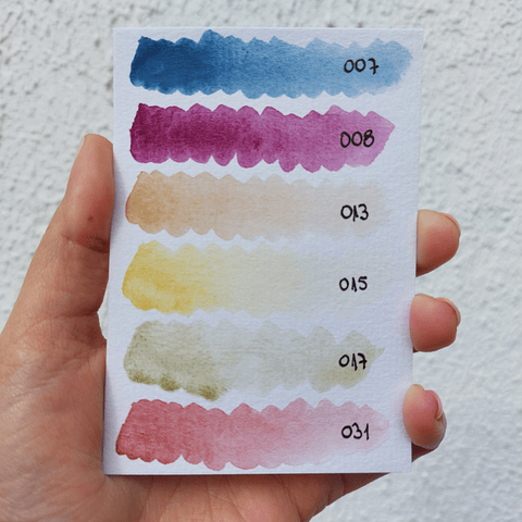 Set Dot Card 6 colores A Plomo