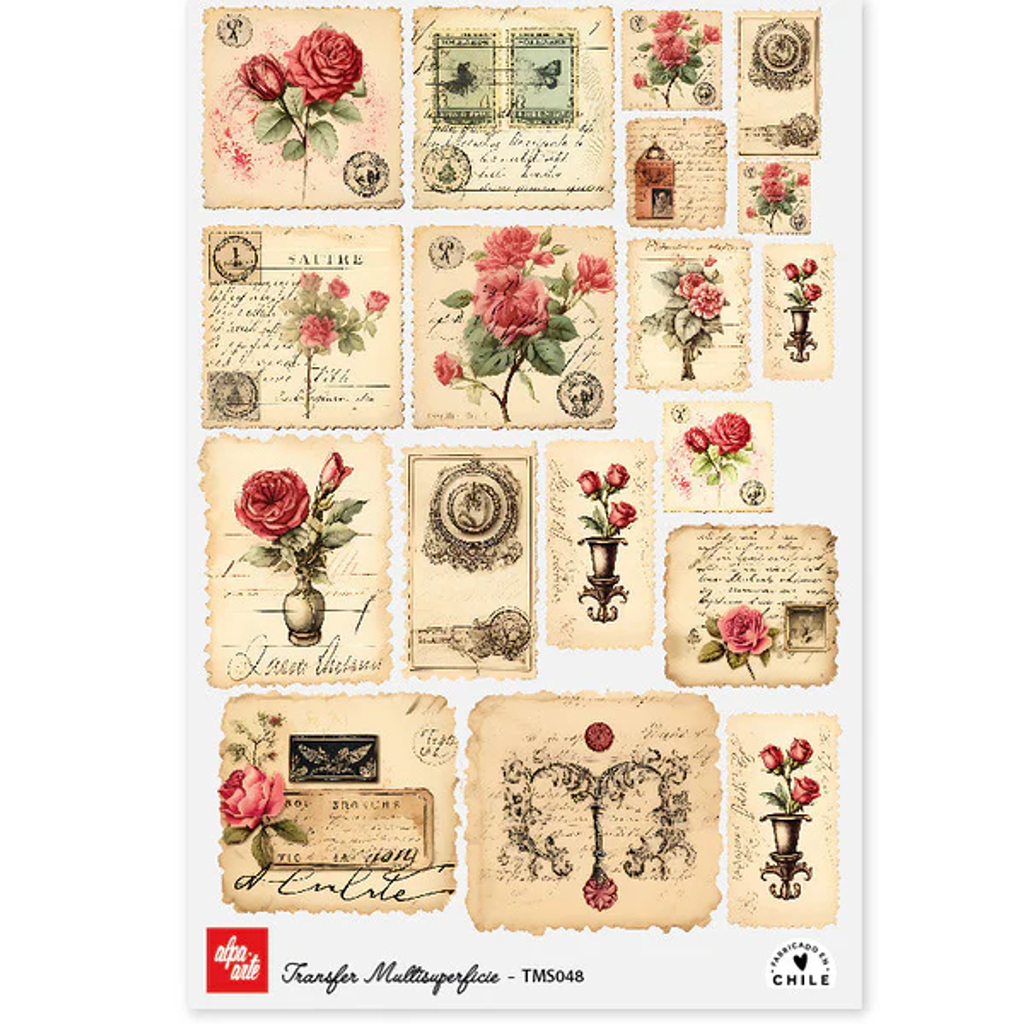 Láminas Transfer Multisuperficies 20x30 cm Alpa Arte 4