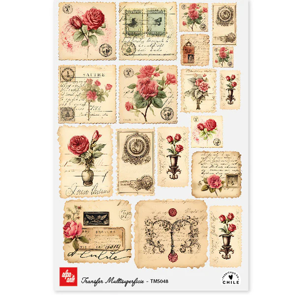 Láminas Transfer Multisuperficies 20x30 cm Alpa Arte 4