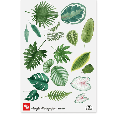 Láminas Transfer Multisuperficies 20x30 cm Alpa Arte