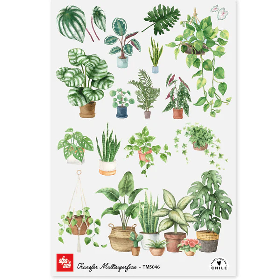 Láminas Transfer Multisuperficies 20x30 cm Alpa Arte 5