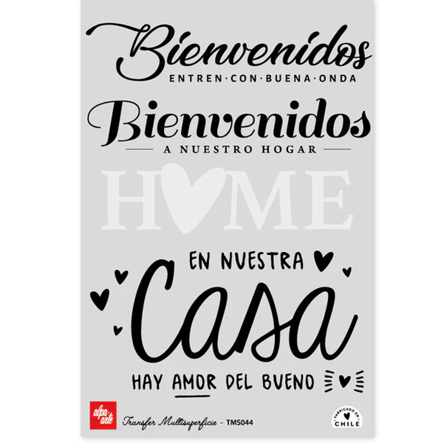 Láminas Transfer Multisuperficies 20x30 cm Alpa Arte 6