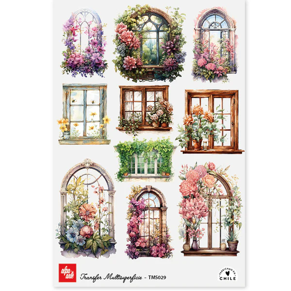 Láminas Transfer Multisuperficies 20x30 cm Alpa Arte 7