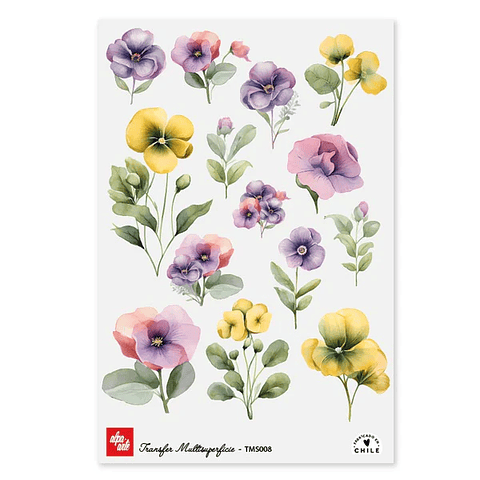 Láminas Transfer Multisuperficies 20x30 cm Alpa Arte