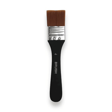 Brochas de Pelo Suave Sintético Mango Corto N°6 - Brush
