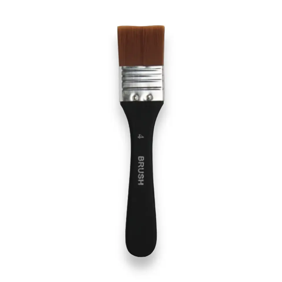 Brochas de Pelo Suave Sintético Mango Corto N°6 - Brush 1