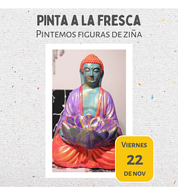 Vie 22/11 Taller Pinta a la Fresca: Pintemos Figuras de Ziña - por Natalia Lillo