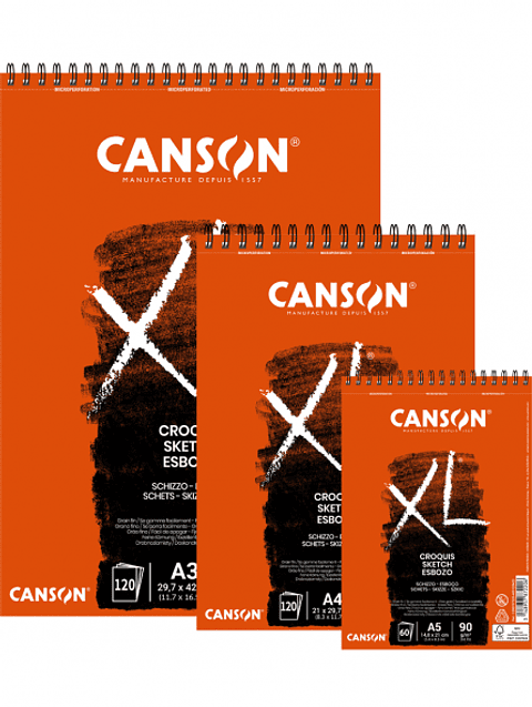 Croquera Canson XL Croquis 90 gr A4