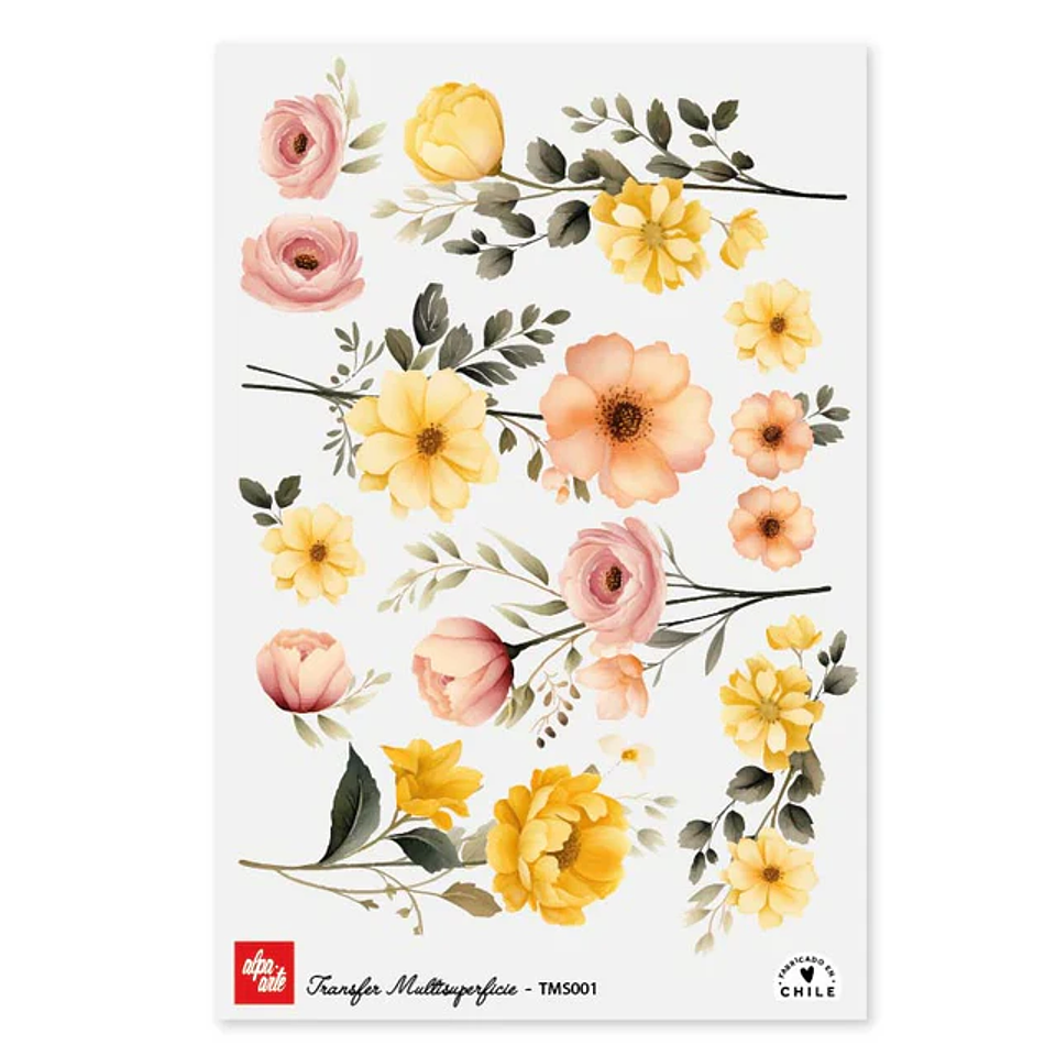 Láminas Transfer Multisuperficies 20x30 cm Alpa Arte 17