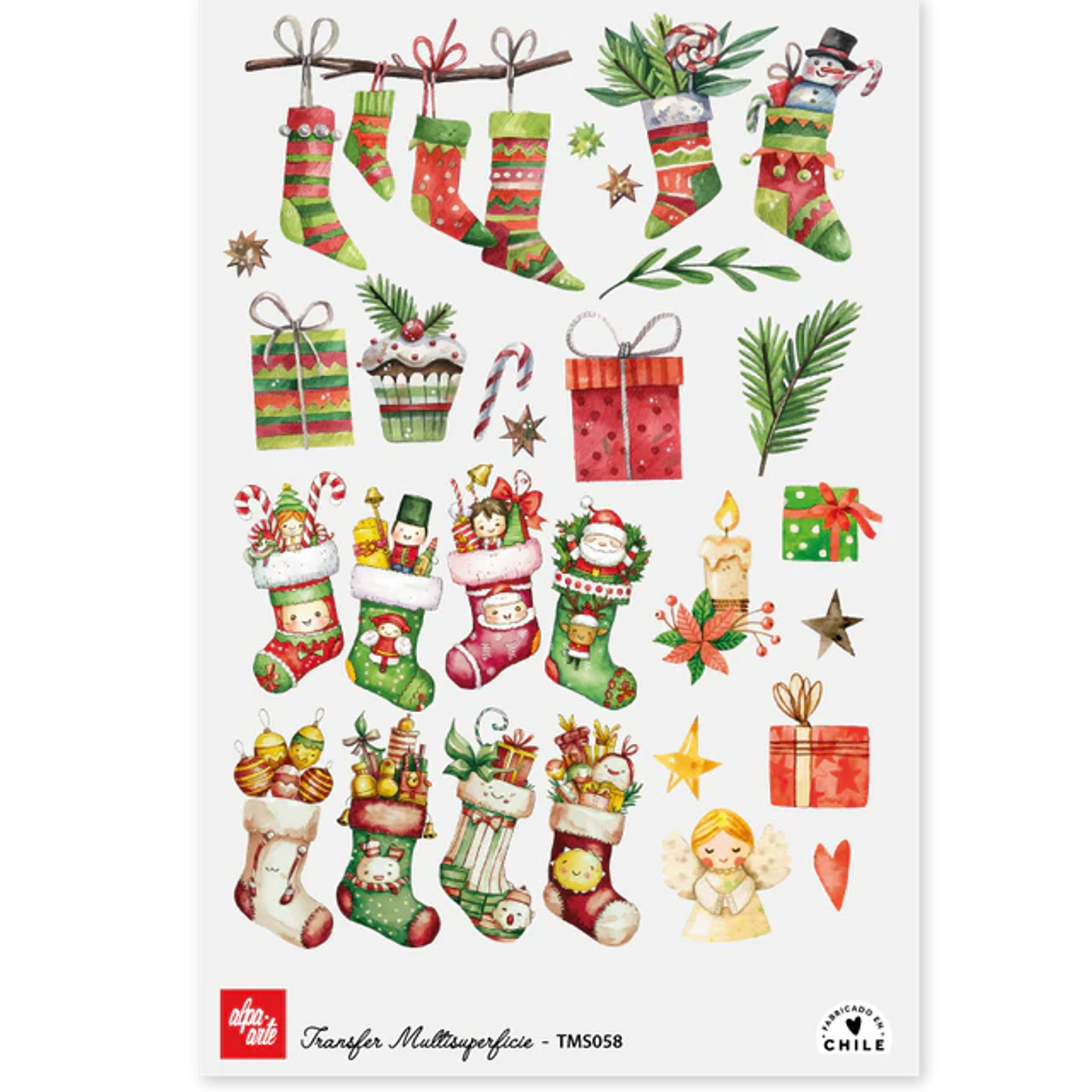 Láminas Transfer Multisuperficies 20x30 cm Alpa Arte 18