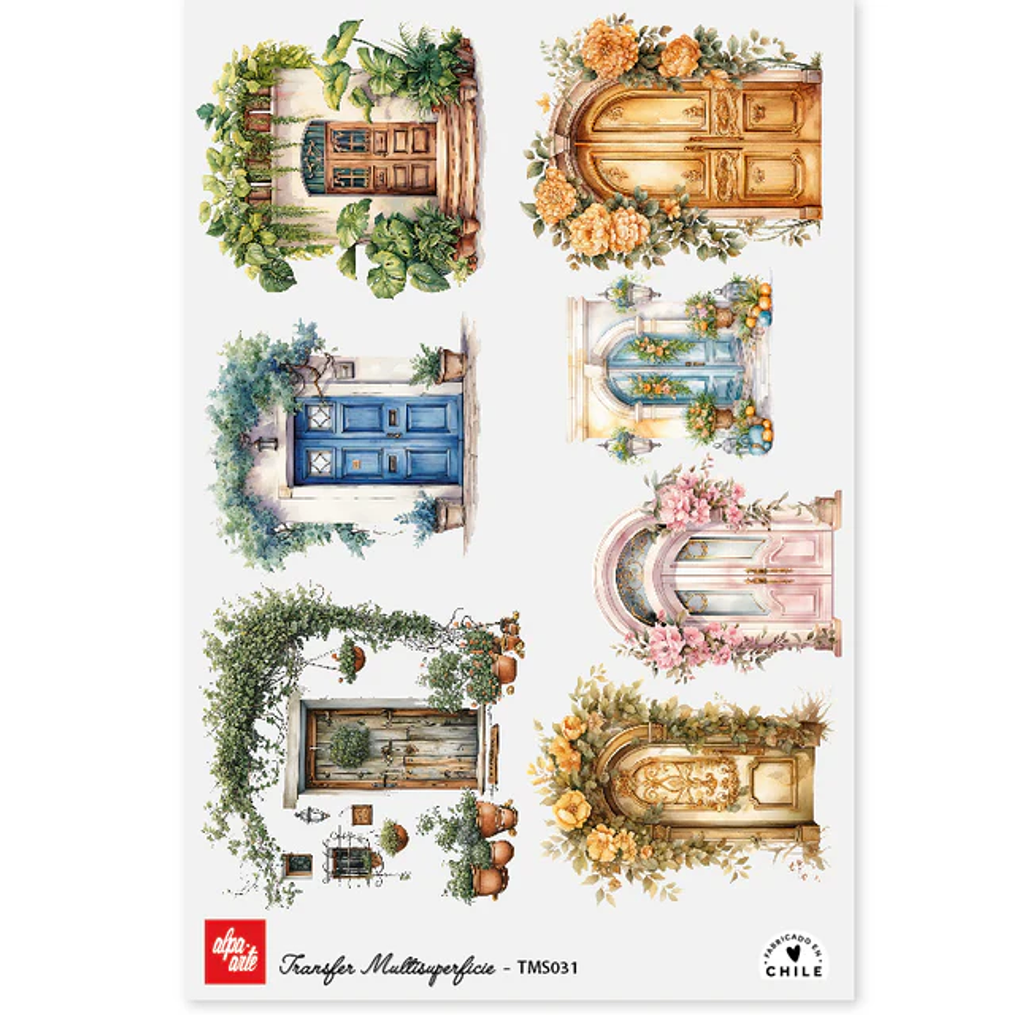 Láminas Transfer Multisuperficies 20x30 cm Alpa Arte 26