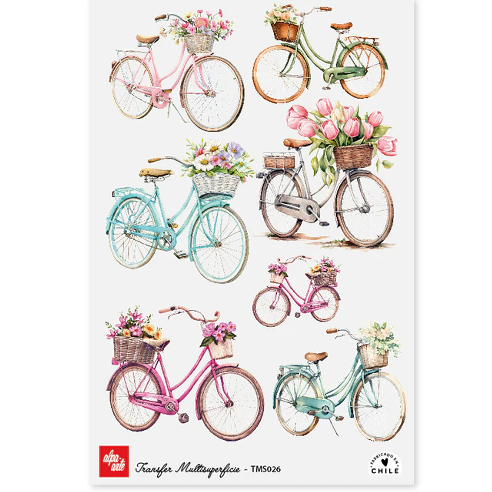 Láminas Transfer Multisuperficies 20x30 cm Alpa Arte 27