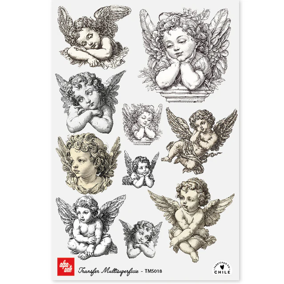 Láminas Transfer Multisuperficies 20x30 cm Alpa Arte 29