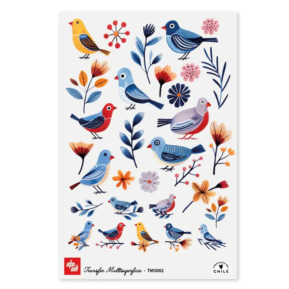 Láminas Transfer Multisuperficies 20x30 cm Alpa Arte 31