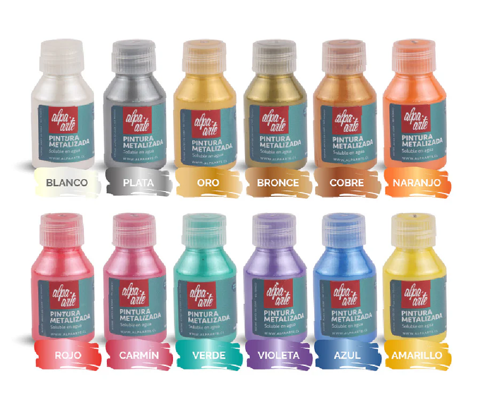 Acrílico Metalizado 70 ml Alpa Arte 1