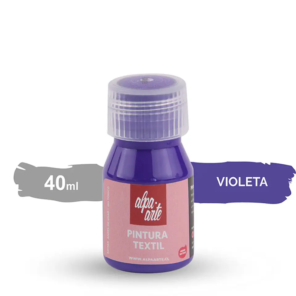 Pintura Textil 40 ml Alpa Arte 25