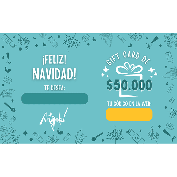 Gift Card Navidad $50.000