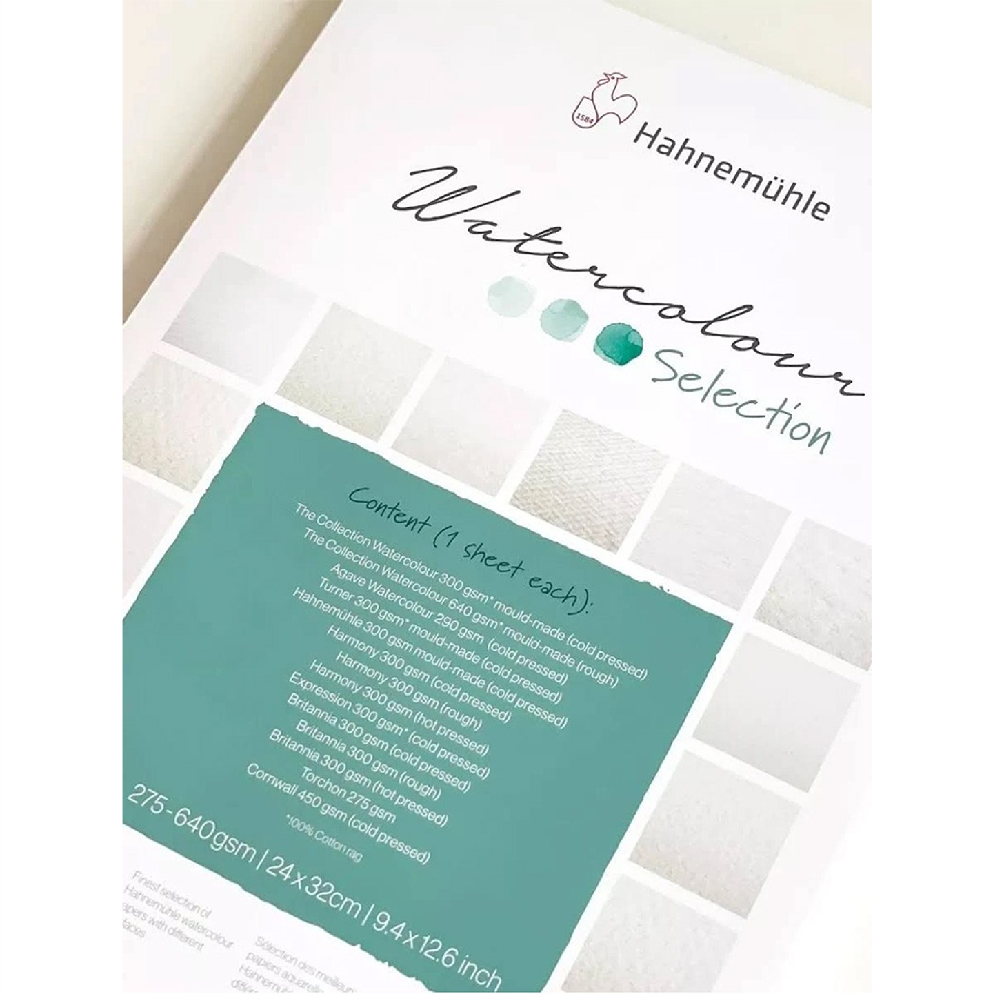 Block Acuarela Hahnemuhle Selection Variedades 17x24cm 14 Hojas 2