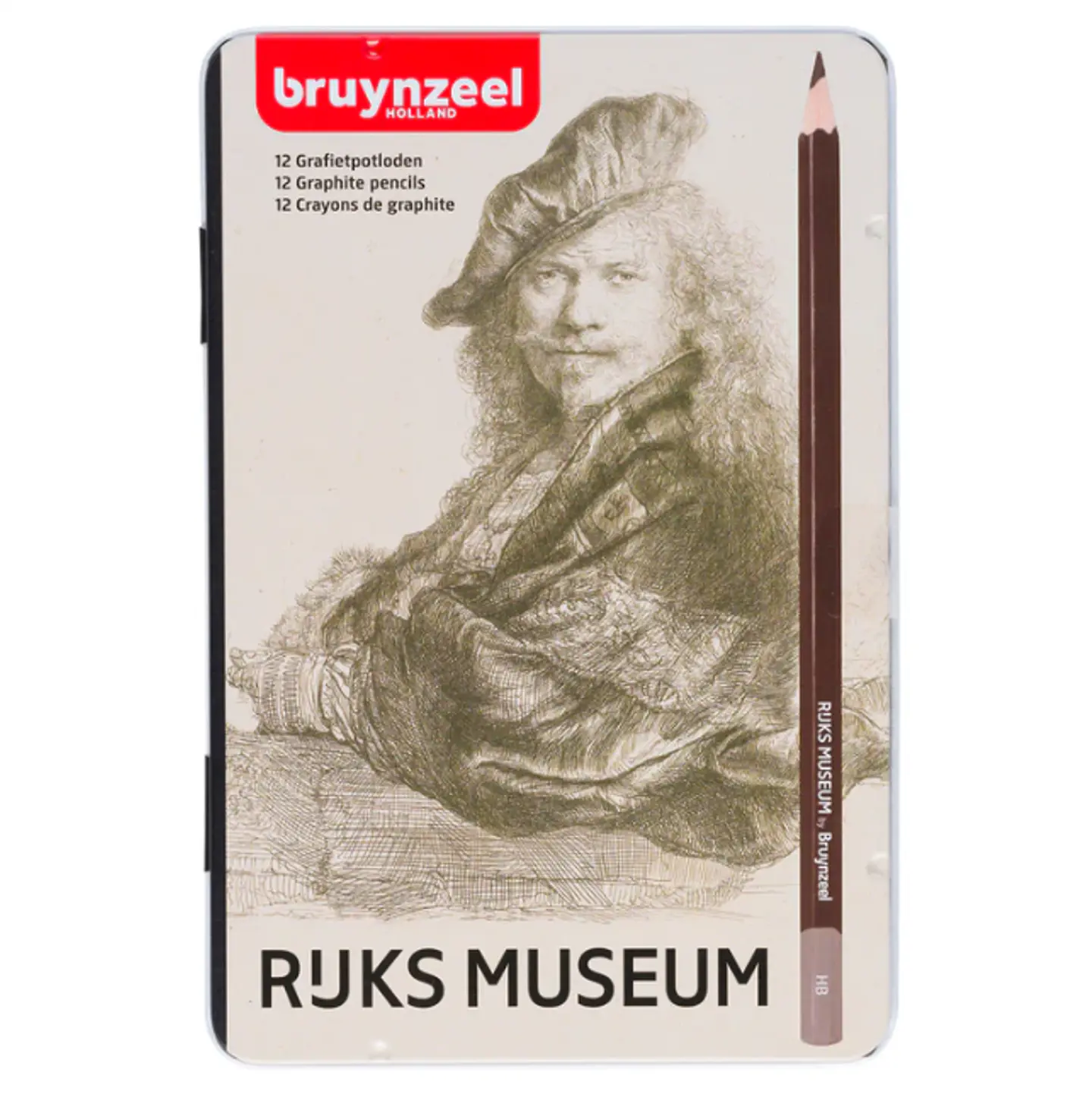 Lápices de Grafito Bruynzeel Rijks Museum – Set de 12 Gradaciones 1